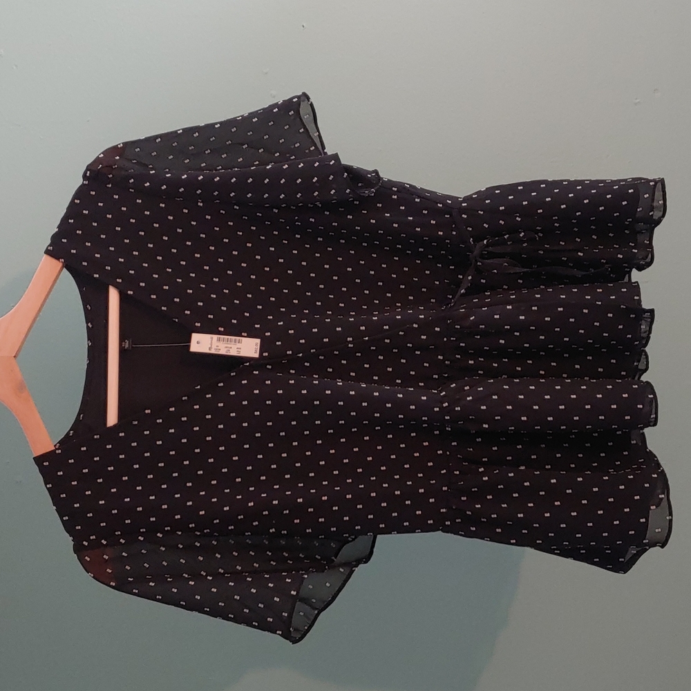 Madewell XS Wrap Blouse